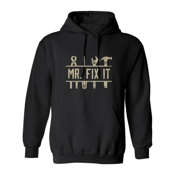 Mr. Fix It Sarcastic Humor Novelty Best Gift For Besties Men's Hoodie
