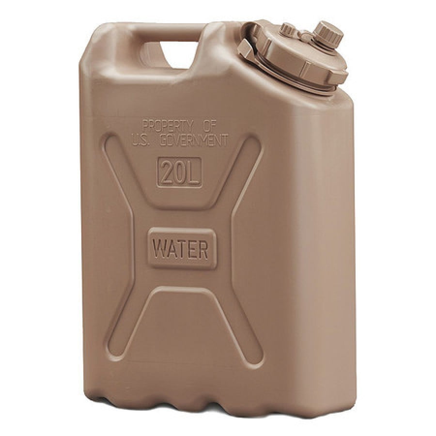 SCEPTER 06181 Military Water Canister, 5gal, Sand