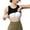Black, variant on Women's Double Lined V Neck Tank Tops Built In Bra Summer Slim Fit Basic Sleeveless Shirts Cute Trendy Going Out Tops