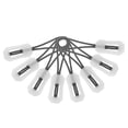 thumbnail image 1 of QUMIIRITY 8Pcs Zipper Pull Small Plastic Zipper Pulls for Suitcase Zippers White Waterproof Outdoor Activities, 1 of 8