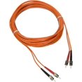 thumbnail image 1 of C2G 13581 ST/ST Duplex 62.5/125 Câble de Raccordement à Fibre Optique Multimode, 7 Mètres, Orange, 1 of 1