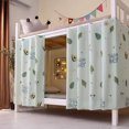 thumbnail image 1 of Cortinas opacas para litera superior e inferior, para dormitorio, privacidad, transpirables, a prueba de polvo, con cuerda y hebillas, para niños, adolescentes, camas altas individuales., 1 of 8