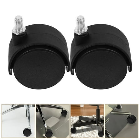 WHAMVOX  4 Pcs Heavy Duty Castor Wheels Swivel Casters Shopping Office