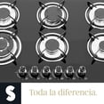 thumbnail image 3 of SIGNA Parrilla De Gas 6 Quemadores De Acero Inoxidable Negra Estufa Compatible Con Gas LP Empotrable Encendido Electronico Parrilla Electrica De Estructura Metalica, 3 of 9