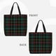 thumbnail image 2 of Easygdp Buffalo Plaid Dark Green Bolsa Tote para Mujer, Bolso de Hombro para Trabajo, Playa, Viajes, Compras y Supermercado, 2 of 7