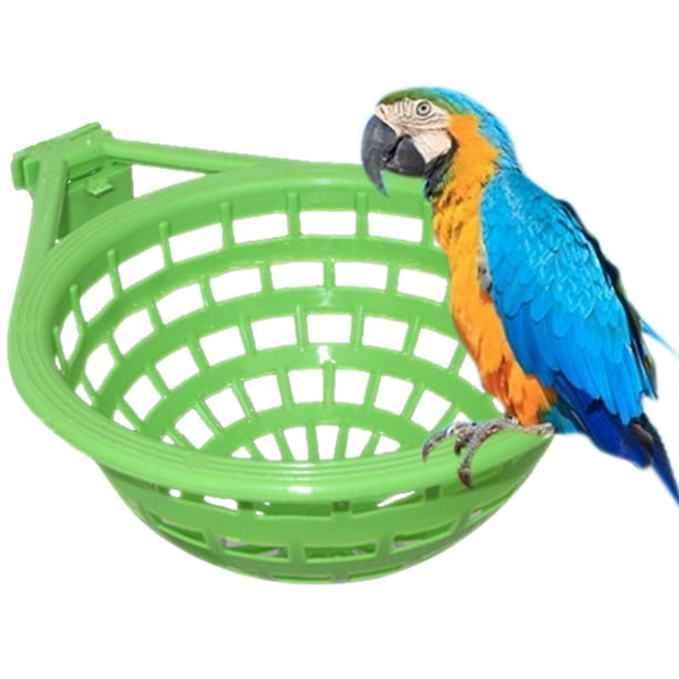 No Brand Bird Nest Plastic Hanging Hollow Simple Parrot Hatching Nest Cage Hatching Nest Green