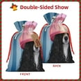 thumbnail image 2 of KLL Dog in Hairdresser for Christmas Gift Bag,Holiday Bags for Gifts Christmas Bags & Drawstring Gift Pouch Reusable Holiday Gift Bags & Party Favor Bags (1 PCS)-Small, 2 of 9