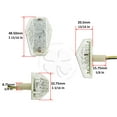 thumbnail image 2 of Flush Mount Turn Signal For Suzuki GSXR 600 1000 750 SV LED Light Blinker Clear, 2 of 4
