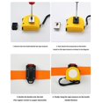 thumbnail image 4 of Universal Tape Measure Rack & Holder with Automatic Buckle Belt Clip, Nylon Tool Holster for Easy Access, Fixed Tool Storage Solution for Hand Tools, Black ABS Construction, 4 of 8