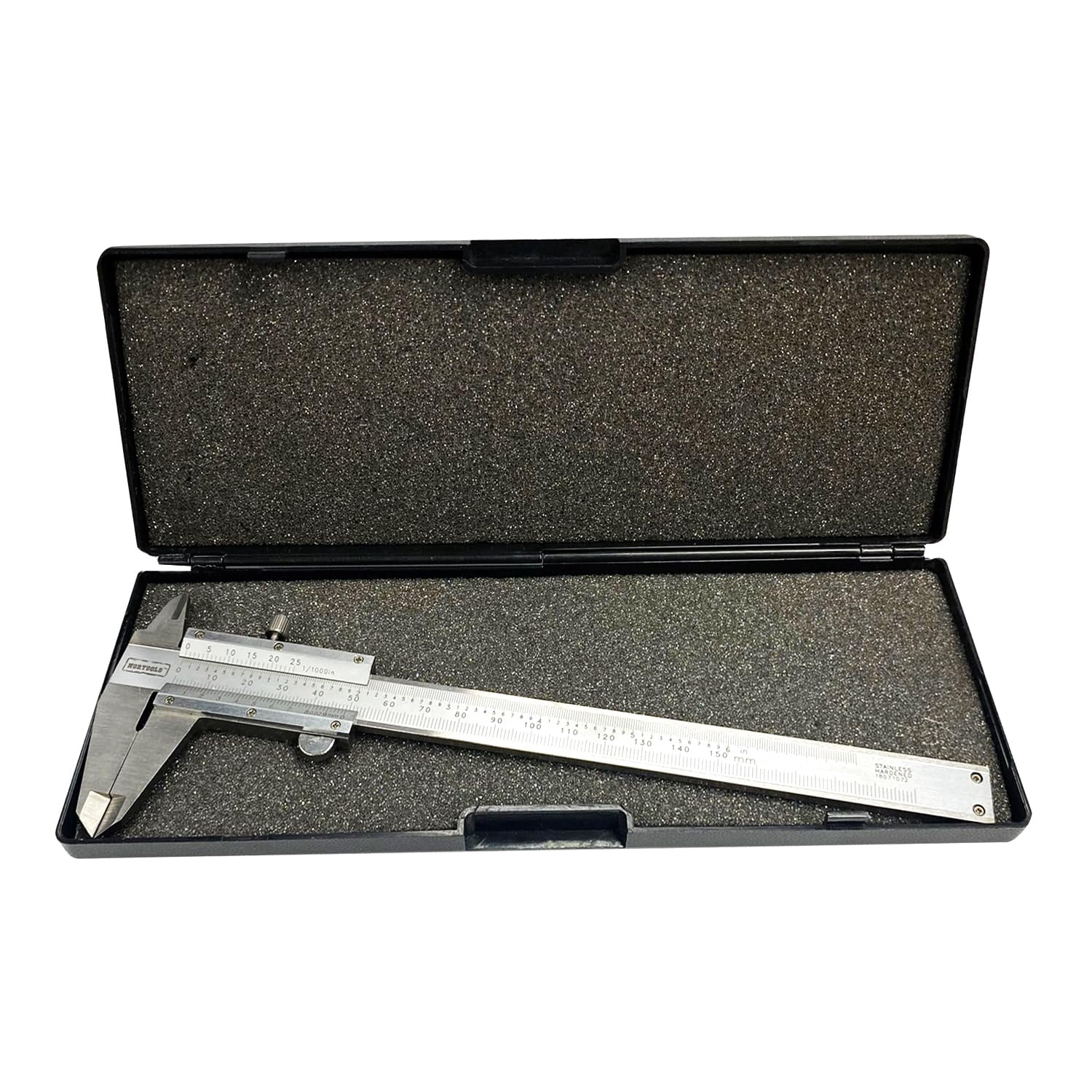 Professional Vernier Caliper Measuring Tool Stainless Steel 6 Inch/150mm for Inside,Outside, Depth and Step Measurements,0.001"/0.02mm High Precision Durable Micrometer