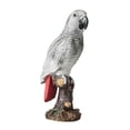 thumbnail image 3 of AMLESO Parrot Figurine Bird Ornament Cute Animal Sculpture for Indoor Table Balcony, 3 of 8