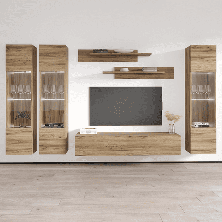 Fly CD3 30TV Wall Mounted Floating Modern Entertainment Center