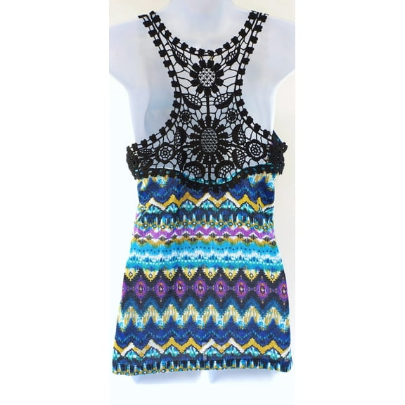 Willow Bay Crochet Racer Back Tank Top, Women's Small