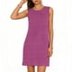 thumbnail image 3 of TaTaai Sleeveless Side Slit Dress Women's Solid Color Round Neck Slip Dress Casual Pullover Lightweight Stretchy Polyester Blend Gift, 3 of 6