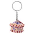 thumbnail image 1 of Llavero de yurta mongola - Llaveros de cuero para coche Llaveros divertidos con figuras de yurta Llaveros de recuerdo para amantes de los viajes, 1 of 7