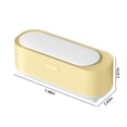 thumbnail image 3 of Máquina portátil de limpieza ultrasónica para joyería y gafas • USB recargable a 47kHz • Compacta para viajar • Blanco/beige, 3 of 8