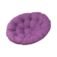 thumbnail image 3 of Cojín para silla de columpio, cojín para silla de jardín, cojín para asiento de hamaca elegante y multiusos Violeta, 3 of 8