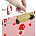 thumbnail image 4 of FMSHPON Valentines Gnomes Clipboard Hardboard Wood Nursing Clip Board and Pull for Standard A4 Letter 13x9 inches, 4 of 8
