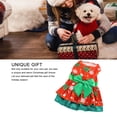 thumbnail image 4 of Vestido para Perro ANGGREK Lindo árbol de Navidad Copo de Nieve, 4 of 7