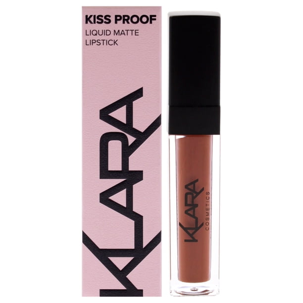 Lápiz labial líquido mate Kiss Proof - 14 Chocolate Temptation de Klara para mujer - 0.27 oz
