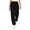 Black, variant on Women's High Waisted Joggers with Pockets Drawstring Elastic Solid Color Tapered Track Pants Stretchy Loose Fit Yoga Running Trousers