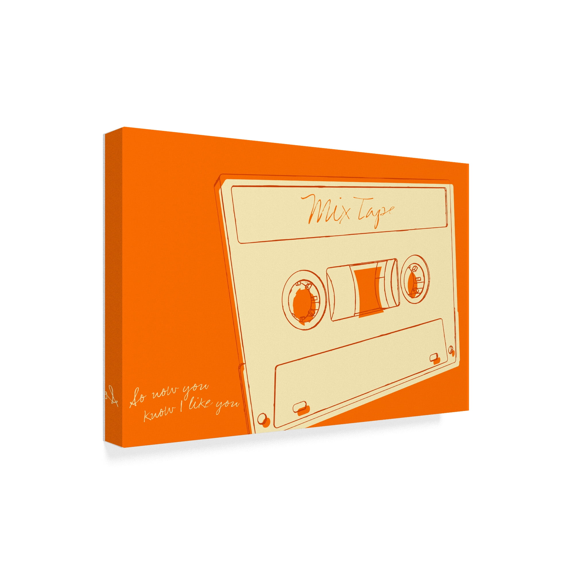 Trademark Fine Art 'Lunastrella Mix Tape' Canvas Art by John W. Golden
