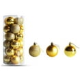 thumbnail image 2 of Newxiaaa Tree Balls Xmas Hanging Balls, Clear Christmas Plastic Ornaments Diy Clear Fillable Christmas Tree Ornament Balls Ambiance Christmas Accessories Decorations, for Christmas Decor (Gold), 2 of 3