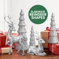 thumbnail image 7 of Ayieyill 5PCS Tree and Reindeer Decortion, Christmas Tree Reindeer Figurines, Christmas Decortion Indoor (Bright Silver), 7 of 7