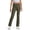 1817Dark Green4622, variant on HAYIMI Toddler Pants Girls Uniform Pants Kids Dress Pants High Stretchy With Pockets Relaxed Fit Solid Color Daily Casual Trousers Slacks