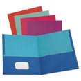 thumbnail image 2 of (2 pack) Oxford Twisted Twin Textured Pocket Folders Letter Assorted 10/PK 20 PK/CT 51274, 2 of 3