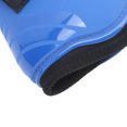 thumbnail image 3 of Botas de tendón de caballo, juego de 4 botas protectoras de tendón de concha de PU para montar, protección de salto que absorbe los golpes, 3 of 8