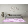 thumbnail image 3 of Ahgly Company Indoor Rectangle Abstract Purple Contemporary Area Rugs, 8' x 10', 3 of 4