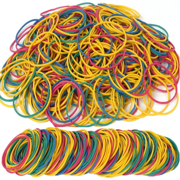 Rubber Bands Size #16 Multicolour Elastic Rubber Band Small 600Pcs,For Office Supplies Home Package Household
