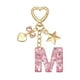 thumbnail image 1 of Llavero de Letra Inicial Lindo Uxcell para Mochila, Bolsa, Llaves de Coche, Letra M Rosa, 1 of 7