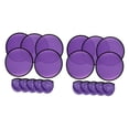 thumbnail image 4 of 10 Pieces Folding Fans Round Fans Handheld Fans Portable Foldable Design for Wedding Party Summer Outdoor Events, 4 of 9
