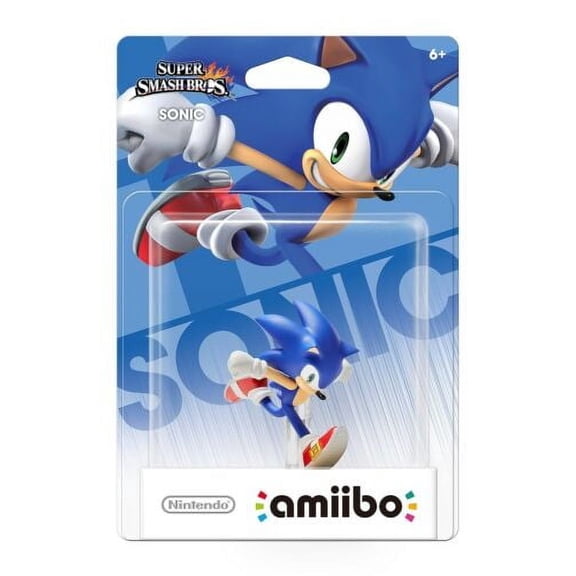 Sonic Amiibo Super Smash Bros Wii U - New in Box US Edition Nintendo Catalog