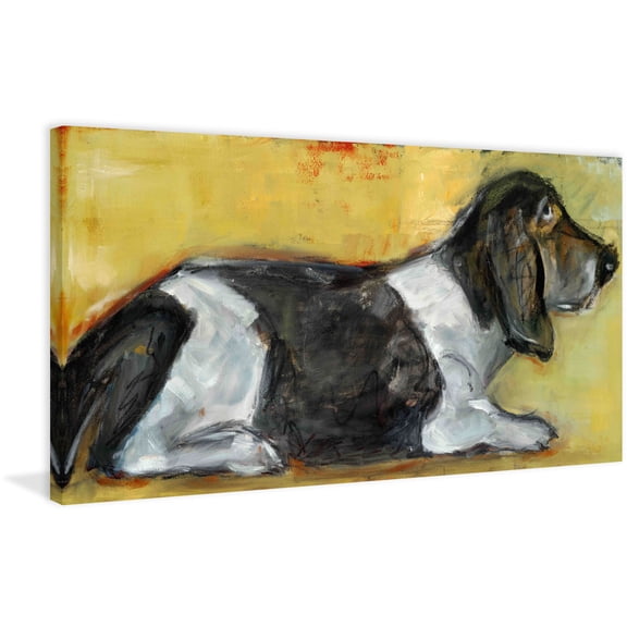 Marmont Hill Inc Marmont Hill - Hush Puppy by Tori Campisi Painting Print on Canvas - Multi-color
