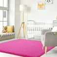 thumbnail image 7 of TWINNIS Super Soft Area Rug for Living Room Bedroom Shaggy Accent Carpets for Kids Girls Rooms,5'x8',Hot Pink, 7 of 7