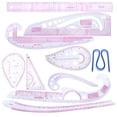 thumbnail image 2 of Regla Francesa Piezas, Herramientas de de Plástico, Regla de en apariencia de Curva, 2 of 9
