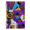 thumbnail image 7 of FORMRS 1-Subject Spiral Notebook 8" x 5" College Ruled 60 Refillable Sheet A5 Hard Cover, Purple Simple Triangles, 7 of 7