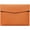 Orange, variant on A4 Leather Document Folder, Waterproof Business File Organizer with Snap Closure, Portable Portfolio Case for Office and Tablet