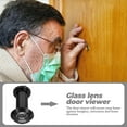 thumbnail image 4 of HLONK Security Doors Front Cat‘s Eye Safety Viewer Lens Knocker Hole Wide Angle Peephole, 4 of 6