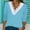 Sky Blue, variant on LEBONYARD Long Sleeve Womens Tops,Women'S Solid Color Pullover Lace Round-Neck Long Sleeve T-Shirt Top White S