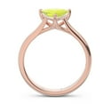 thumbnail image 4 of 2.00 Carat Trillion Cut Peridot Gemstone Latest Designer Ring for Wedding 14K Rose Gold Size 11.5 by Diamond-Capitals, 4 of 7