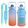 thumbnail image 5 of Half Gallon Water Bottle Sleeve with Strap Portable Non-slip Bottle Cover Water Bottle Holder Bag for Women Men Workout Gym Sport Outdoor Workout (Water Bottle Excluded), 5 of 5