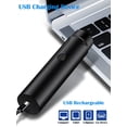 thumbnail image 4 of Mini afeitadoras eléctricas, portátiles, recargables por USB, perfectas para viajes y retoques, afeitadoras eléctricas unisex para hombres, color negro, 4 of 5