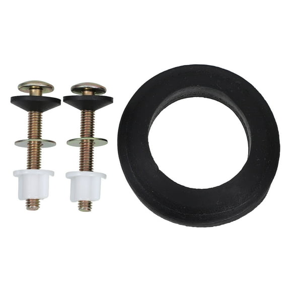 KAKOWELY toilet repair kit 1 Set Toilet Tank to Bowl Bolt Gaskets Kits Toilet Seat Replacement Kit Toilet Seat Repair Parts Toilet Seat Mounting Hardware for Toilet Seat Fixing Accessories