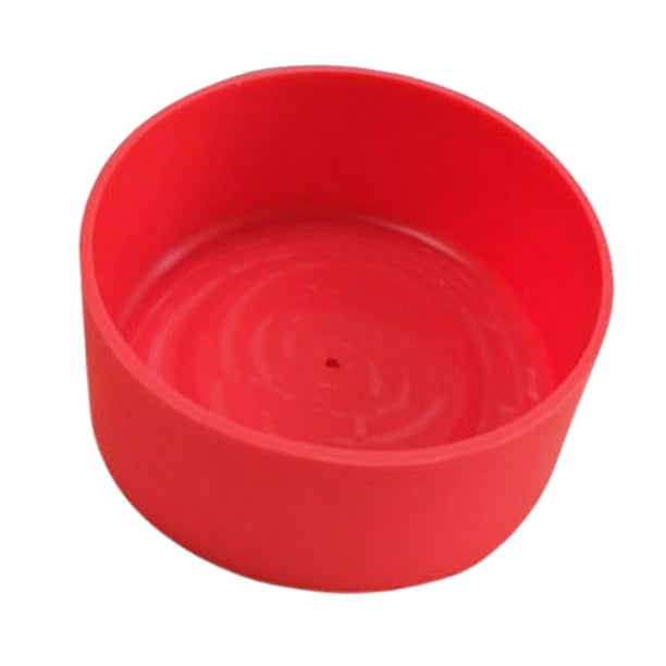 Funda de Silicona para Frasco de Botellas de Agua de 32 Oz-40 Oz Inferior Roja Sunnimix Tapa inferior de la botella de agua