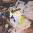 thumbnail image 5 of Two Blue Birds Vintage Art, 11oz Two-Tone Yellow Mug, 5 of 7
