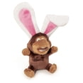 thumbnail image 2 of Worldwise 58533-98997-024 goDog Silent Squeak Flips Monkey and Rabbit with Chew Guard Technology Durable Plush Dog Toy, Small, 2 of 8
